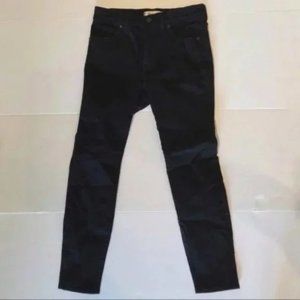Madewell Black 9” High Rise Skinny